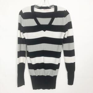 Bongo Sweater Juniors Medium Stretch Y2K Retro Preppy Academia School College